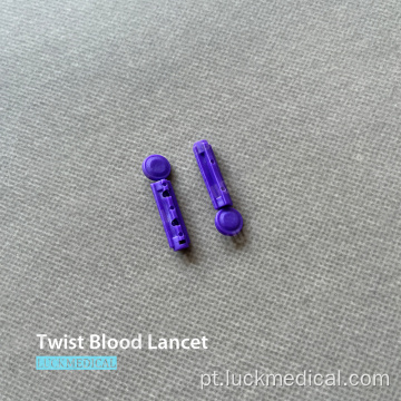 Segurança de Lancet Blood Twisted Twisted